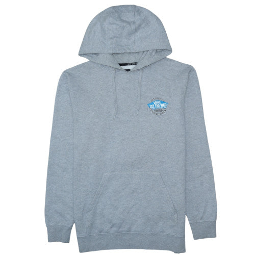 Vans Mens Grey Pullover Hoodie Medium Skateboarding Graphic Logo