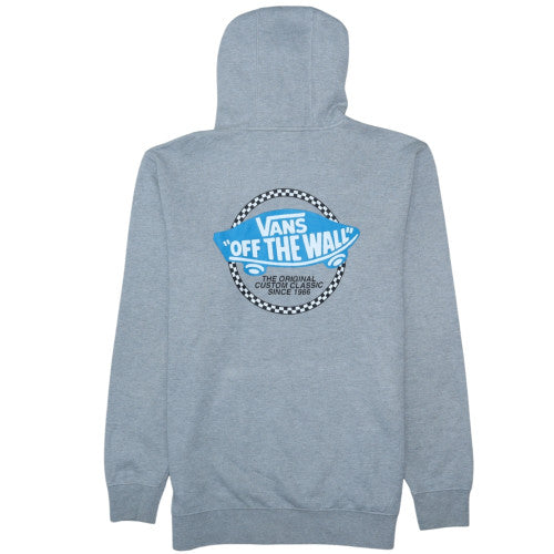 Vans Mens Grey Pullover Hoodie Medium Skateboarding Graphic Logo