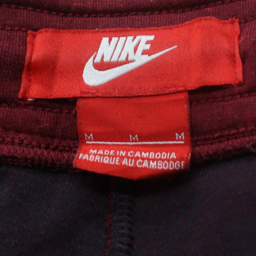Nike Men’s Red Jogger Trousers M Regular Fit Cotton Blend