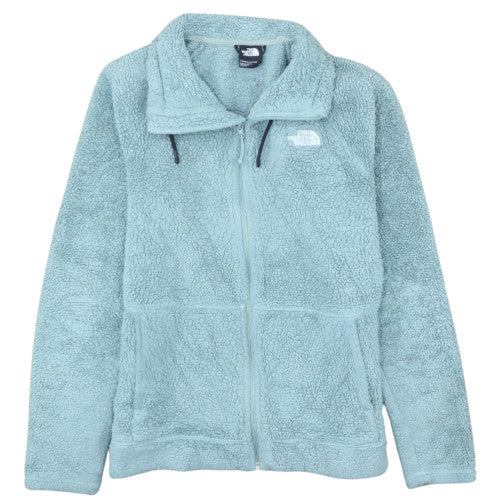 The North Face Women Blue Fleece Full Zip Jacket Size M