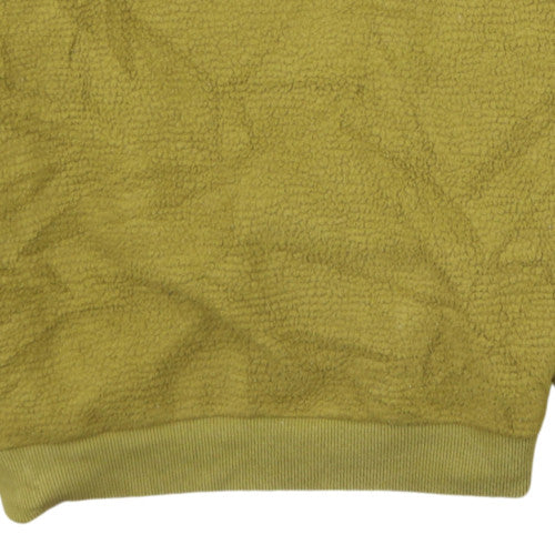 Puma Men's Yellow Fleece Crew Neck Pullover Sweatshirt Size S