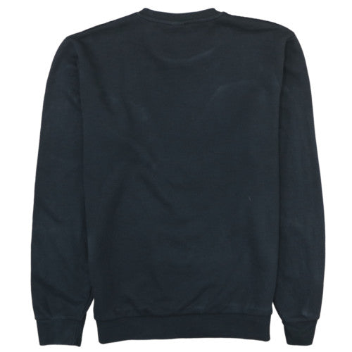 Adidas Mens Black M Crew Neck Pullover Sweatshirt Classic Style