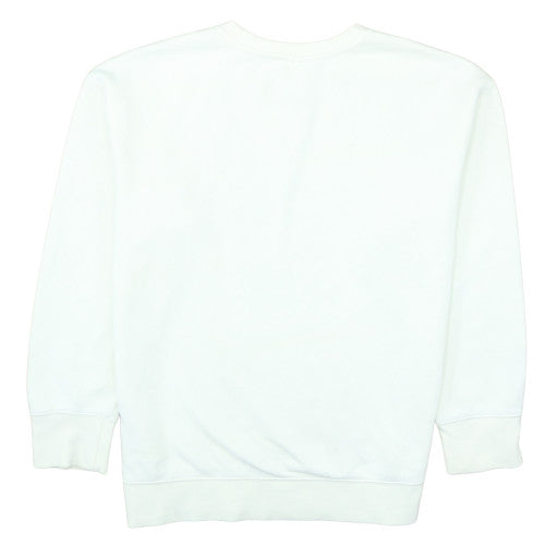 Nike Boys White XL Pullover Fleece Sweatshirt with Logo Crew Neck