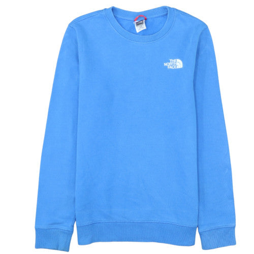 The North Face Boys Blue Cotton Crew Neck Pullover Sweatshirt XL 18/20