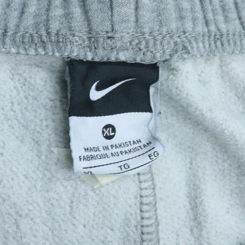 Nike Men's Grey XL Fleece Sweatpants Joggers Casual Trousers