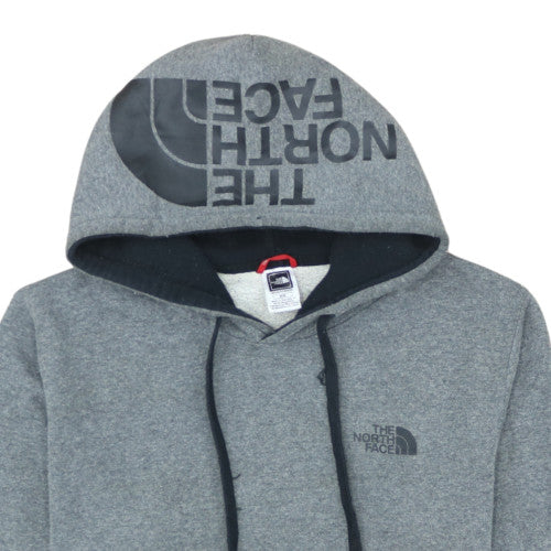 The North Face Mens Grey Pullover Hoodie Size M Outdoor Fleece