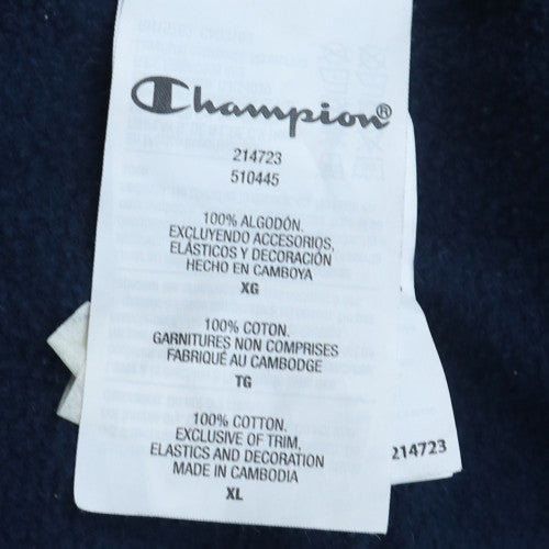 Champion Men's Blue XL Logo Sweatpants Joggers Comfy Casual