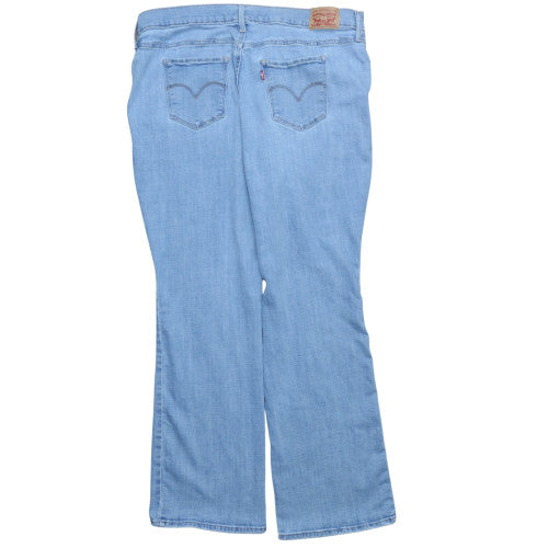Levi's Women's Blue 315 Shaping Bootcut Stretch Denim Jeans Size 20W