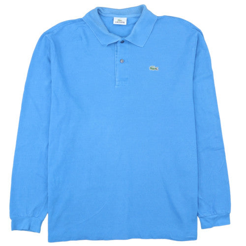Lacoste Men's Blue Long Sleeve Cotton Polo Shirt 3XL