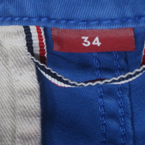Tommy Jeans Men’s Blue Chino Shorts Size 34 Regular Fit Cotton Blend