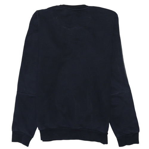 Adidas Men's Black Small Pullover Logo Sweatshirt