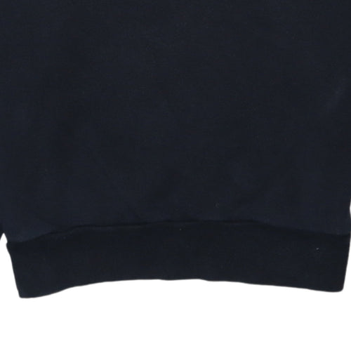 Adidas Men's Black Small Pullover Logo Sweatshirt