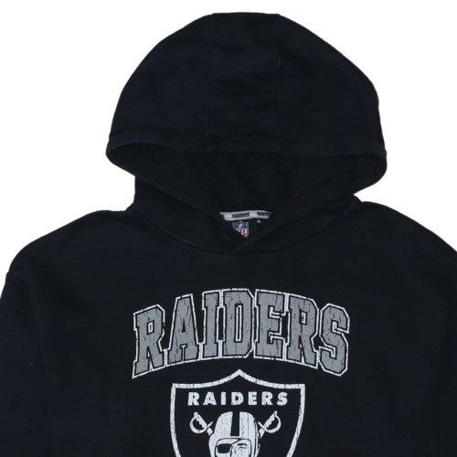 Primark NFL Raiders Black Hoodie Men's XL Pullover Fleece Sweatshirt
