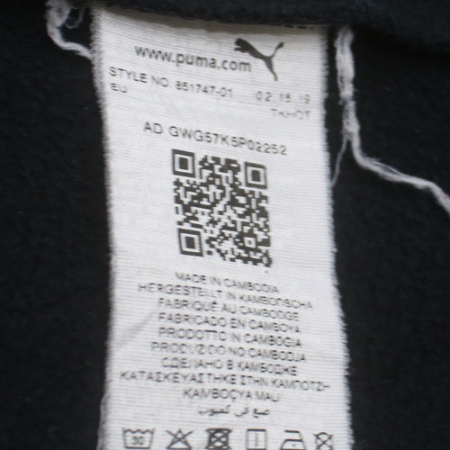 Puma Men's Black Large Pullover Crew Neck Graphic Sweatshirt