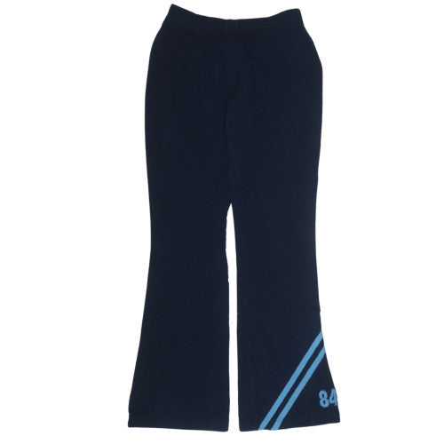 Fila Womens Blue Flared Track Pants Size 14 Cotton Blend