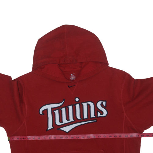 Nike Women’s Red Twins Hoodie Large Cotton Blend Pullover