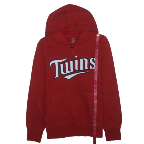 Nike Women’s Red Twins Hoodie Large Cotton Blend Pullover