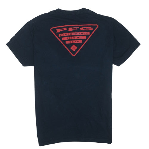 Columbia Men's Black XL PFG Short Sleeve Cotton T-Shirt