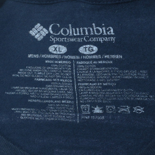 Columbia Men's Black XL PFG Short Sleeve Cotton T-Shirt