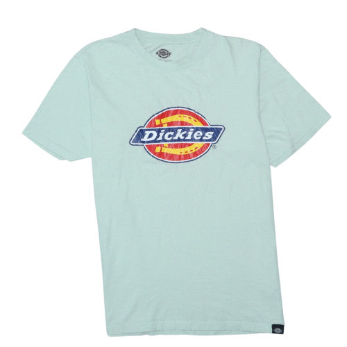 Dickies Men's Green Large Logo Graphic Cotton T-Shirt