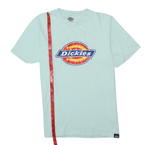 Dickies Men's Green Large Logo Graphic Cotton T-Shirt