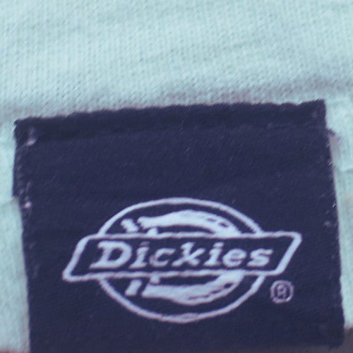 Dickies Men's Green Large Logo Graphic Cotton T-Shirt