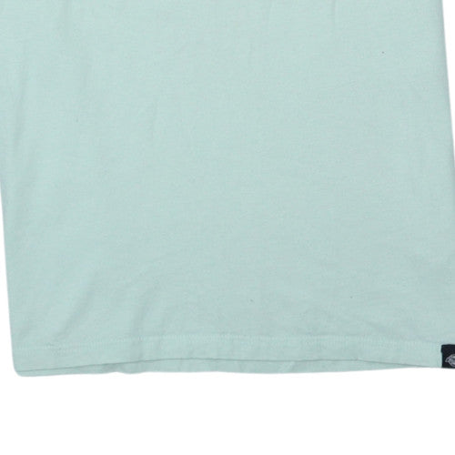 Dickies Men's Green Large Logo Graphic Cotton T-Shirt