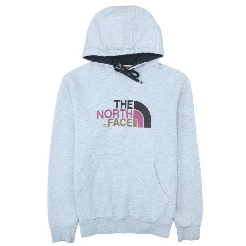 The North Face Men's Grey Pullover Hoodie M Fleece Logo Outdoor