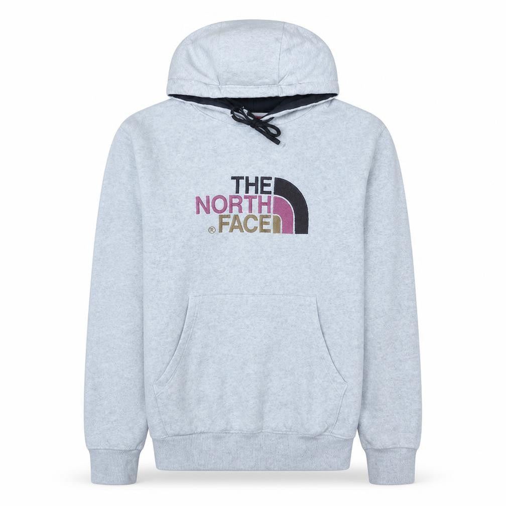 The North Face Men's Grey Pullover Hoodie M Fleece Logo Outdoor