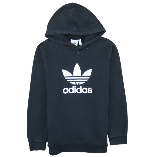 Adidas Men's Black Pullover Hoodie M Sports Logo Fleece