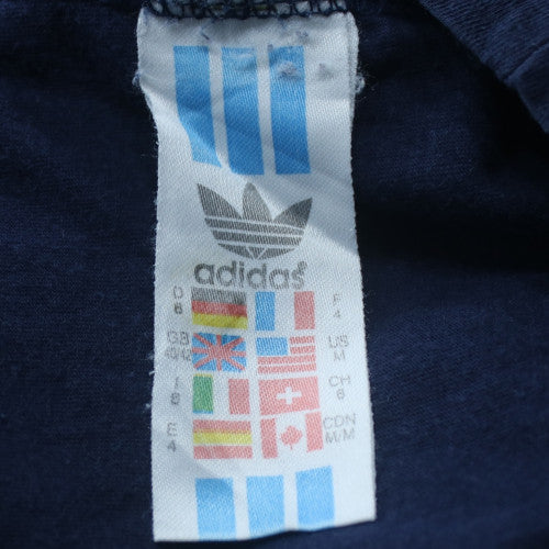 Adidas Mens Navy Blue Crew Neck Short Sleeve Cotton T-Shirt M