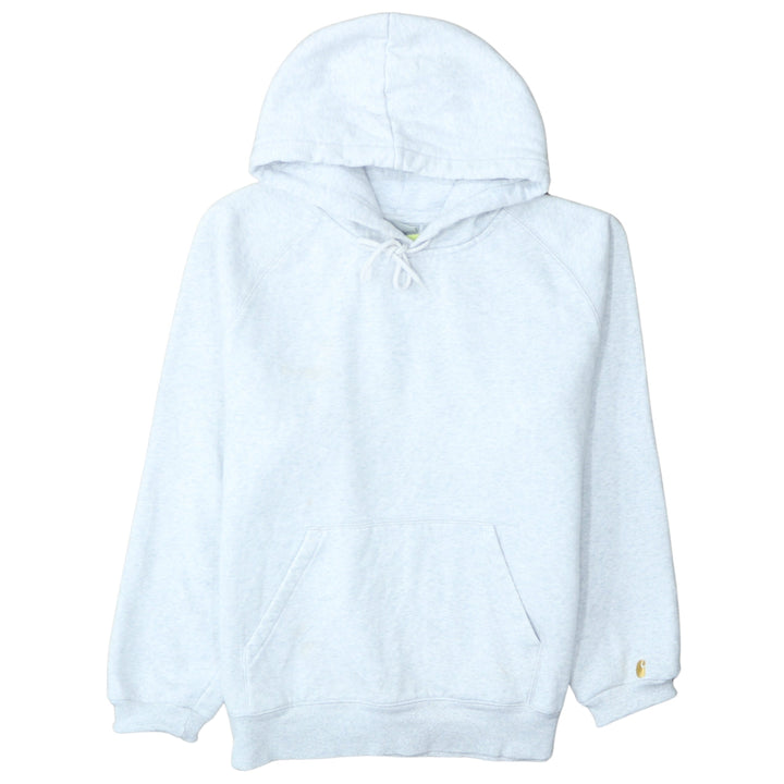 Carhartt Men's Grey Pullover Hoodie Size L Fleece Workwear