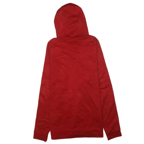 Nike Men's Red Dri-FIT Pullover Hoodie L Sports Training