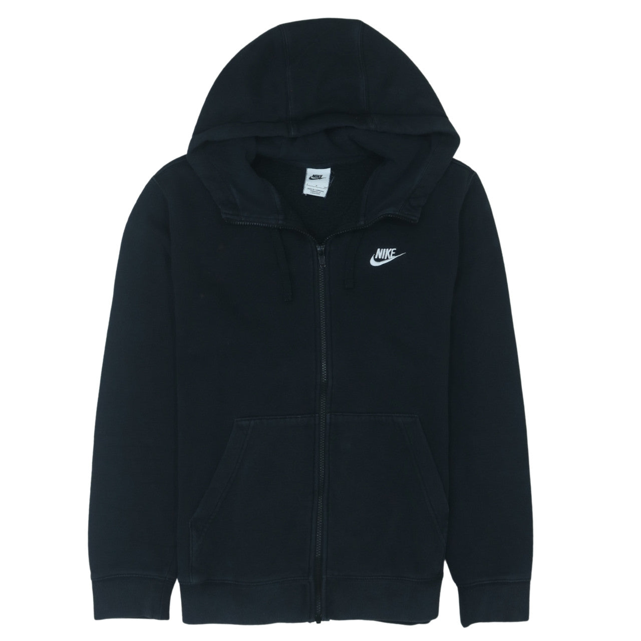 Nike Men's Black Full Zip Hoodie Size S Sportswear Fleece
