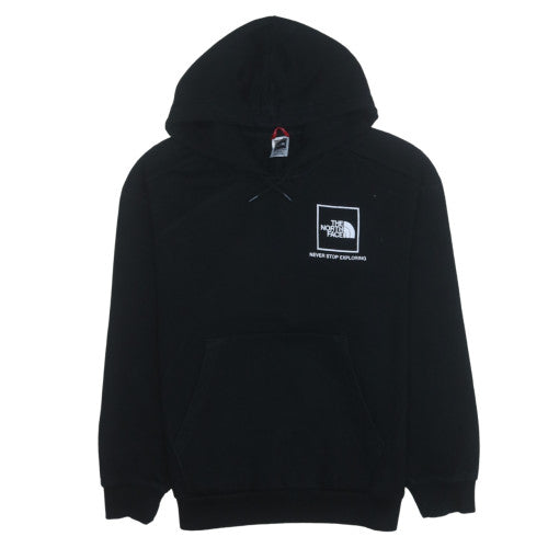 The North Face Men's Black Pullover Hoodie L Fleece Outdoor Logo