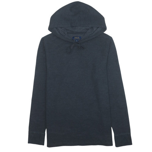 Polo Ralph Lauren Men's Blue Pullover Hoodie Size M Lightweight Cotton