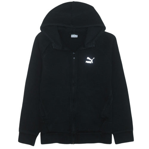 Puma Men's Black Full Zip Hoodie Size M Regular Fit Sportswear