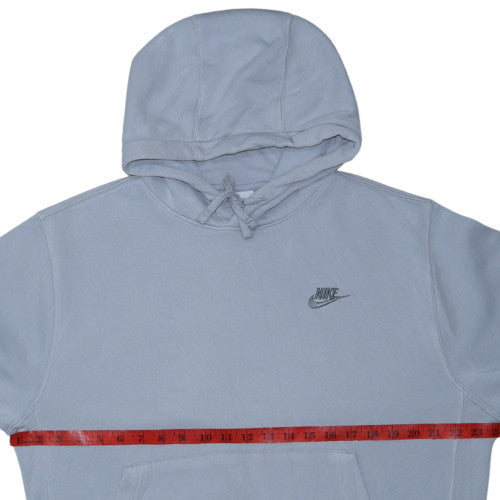 Nike Men’s Grey Pullover Hoodie Size S Regular Fit Fleece Sweatshirt