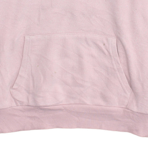 Levi's Girls Pink Logo Pullover Hoodie Size 14 Years Fleece Hooded Sweatshirt