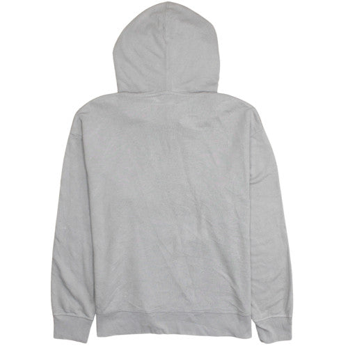 Levi's Womens Grey Pullover Hoodie Medium Logo Graphic Cotton Blend