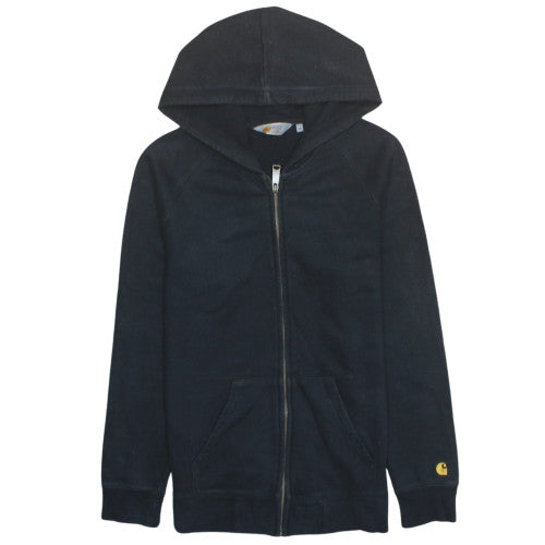 Carhartt Men's Black Full Zip Hooded Cotton Sweatshirt M