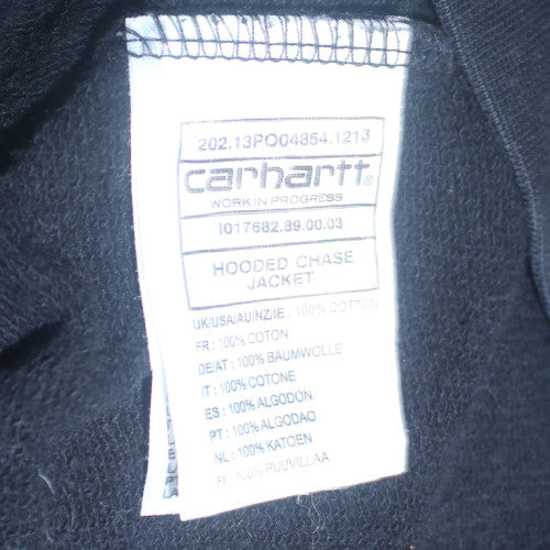 Carhartt Men's Black Full Zip Hooded Cotton Sweatshirt M