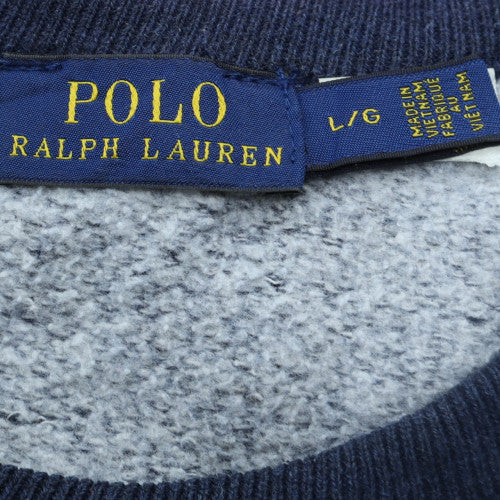 Polo Ralph Lauren Women's Navy Blue Crew Neck Sweatshirt Size L