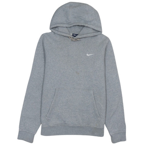 Nike Men's Grey Pullover Hoodie M Fleece Regular Fit Sportswear