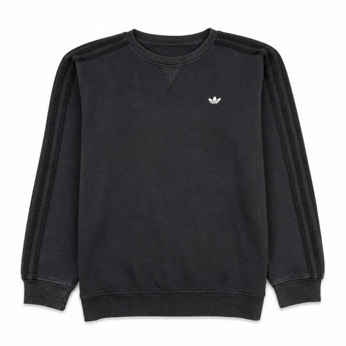adidas Men's Black Classic Trefoil Crew Neck Sweatshirt Size M
