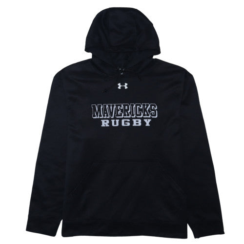 Under Armour Men's Black XL Pullover Hoodie Mavericks Rugby Graphic