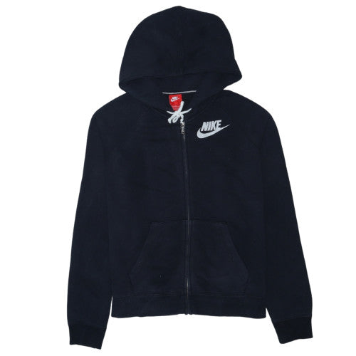 Nike Men's Black Full Zip Hoodie M Fleece Sportswear Sweatshirt