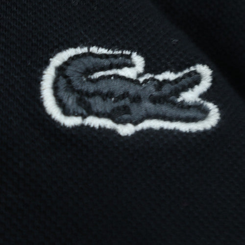 Lacoste Men’s Black Cotton Polo Shirt XL Short Sleeve Classic Fit