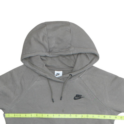 Nike Men's Grey Pullover Hoodie Small Regular Fit Fleece