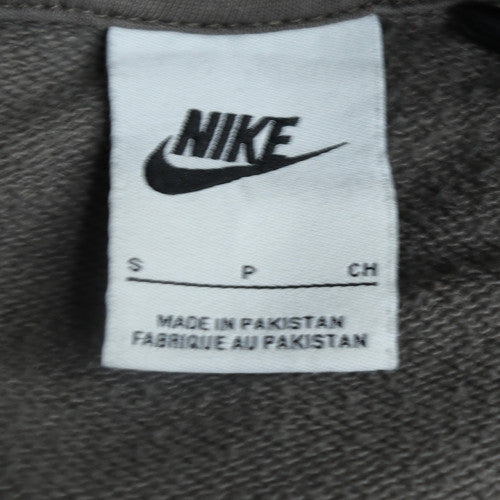 Nike Men's Grey Pullover Hoodie Small Regular Fit Fleece